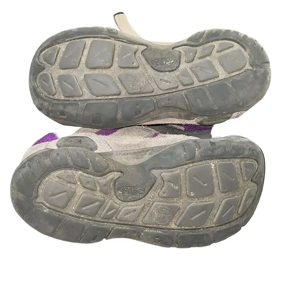 Keen Knotch Chukka Boots Toddler 1 Purple Gray Washable Lightweight Kids Sneaker
